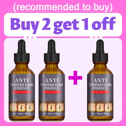 Natural Hair Care Essence Serum Anti Gray Nourish Repair For All Hair Types