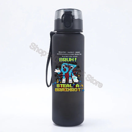 Steal A Brainrot Water Bottles 67 Six Seven Cartoon Printed Water Cup Kids Boys Sports Water Bottles Children Christmas Gifts