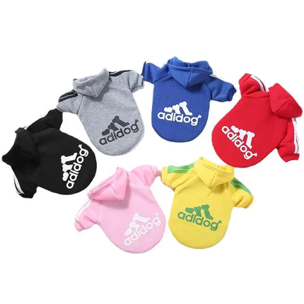 Winter Dog Clothes Adidog Sport Hoodies Sweatshirts Warm Coat Clothing for Small Medium Large Dogs Big Dogs Cat Pets Puppy Outfi