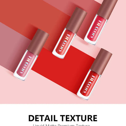 Fit Colors Velvet Lip Gloss Set — 4-Piece Non-Transfer, Diamond Finish, Long-Lasting Lip Gloss Collection