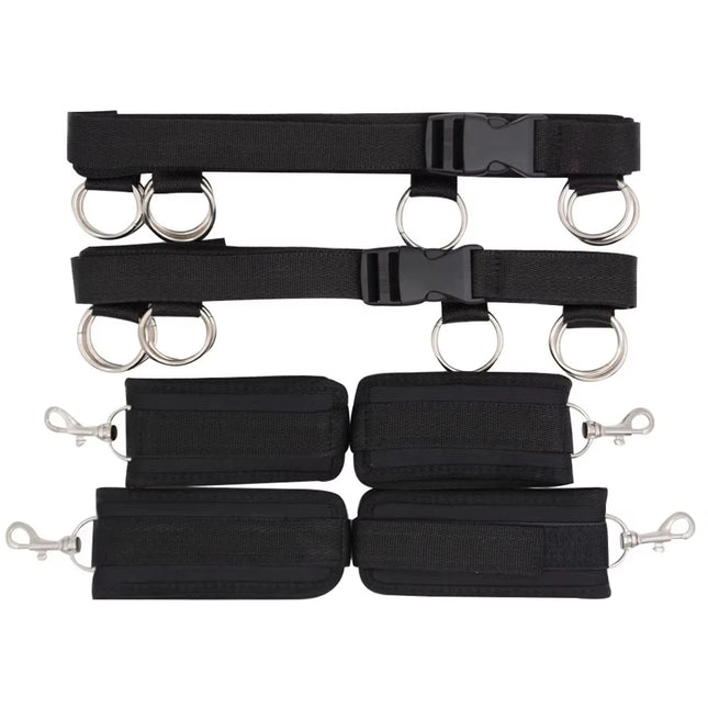 Adjustable Bed Bondage Restraints Sex Adult Under King/Queen Bed Sex BDSM Bondage With Wrist Ankle Cuffs SM Sex Toys For Couples