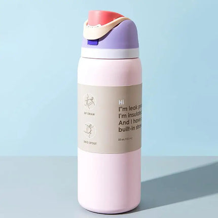 1Pc Vacuum Flasks & Thermoses Water Bottle Drinkware Thermo Tumbler Stainless Steel Thermal Mug Original Cold Hot Coffee