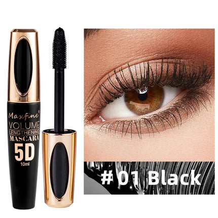 5D Mascara Makeup Waterproof Sweatproof Non-smudgy Non-smudge Natural Lengthening Lasting Cosmetics Makeup Cosmetic