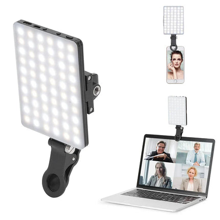 Mobile Phone Fill Light LED Live Broadcast Selfie Video Conference Portable USB Charging Fill Lamp LED Photography Lighting Kit