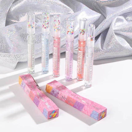 Lip Gloss Set Plumping Transparent Gloss Lip Oil Makeup Moisturizing Glitter Clear Mirror Lipstick Primer Cosmetic