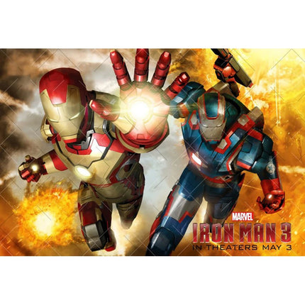 Marvel Superhero Backdrops Cartoon Avengers Theme Kids Boys Birthday Party Decor Photography Background Photo Photographic Props