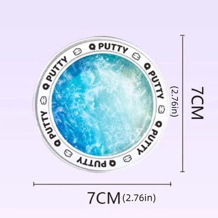 Crystal Clear Non-newtonian Liquid Clay Transparent Colorful Non Stick Hand Crystal Mud Non-Toxic Stretchy Liquid Crystal Slime