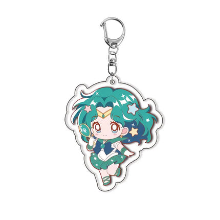 Sailor Moon Acrylic Keychain Usagi Tsukino Chibiusa Anime Cute Charm Pendant Cosplay Gift Collection Kawaii Accessory for Girls