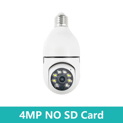 E27 bulb WIF surveillance camera PTZ night vision full-color HD automatic tracking CCTV baby monitor 1080P security camera ICSEE