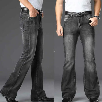 Men's Flared Jeans Loose Men Big-Leg Jeans Men Flared Pants Boot Cut Leg Designer Classic Jeans Multiple Styles Size 28-40