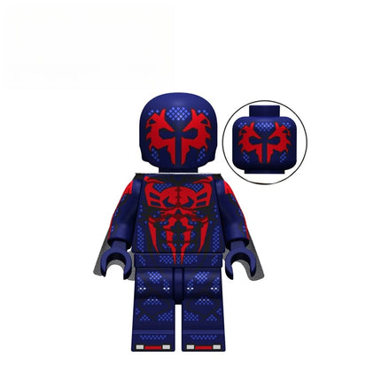 Hot Toys New Building Blocks Spider Man Series Peter Parker Spider-Gwen Spider-Man Noir Mini Robot Figure Bricks Assembling Doll