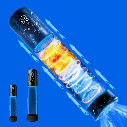 Electric Penis Pump Male Sex Toys With 5 Suction Modes and 5 Training Pressure Waterproof Male Enlarger Erection Masturbator