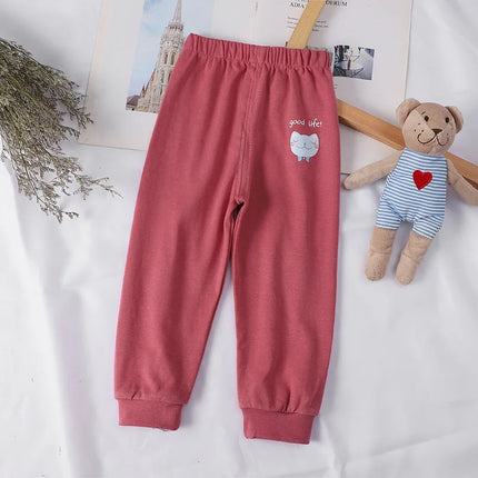 Cotton Kids Pants Baby Boys Leisure Sport Pants Little Girls Trousers Children Toddler Fashion Sweatpants Casual Pants