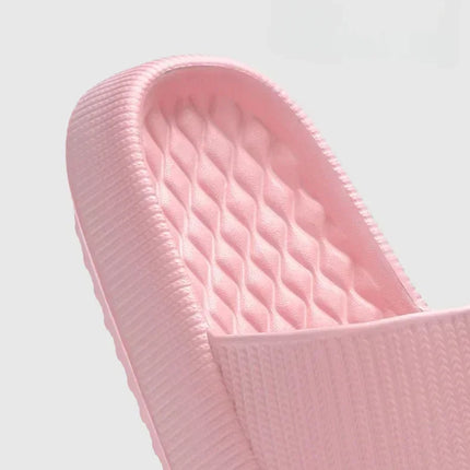 Women's Thick Platform Cloud Slippers EVA Soft Sole Pillow Slides Summer Beach Flip Flops Women Non Slip Bathroom Home Slippers
