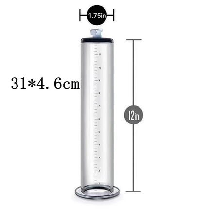 Acrylic Penis Pump Dick Trainer Penis Enlarger Male Spa Penis Enlargement Penis Pump Cock Extender For Men Glans Adults Sex Toy