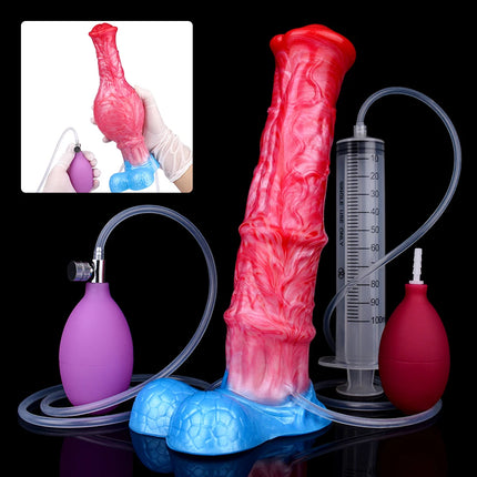 NNSX Inflatable Knot Anal Plug Expandable Butt Plug Silicone Massager Sex Toys for Women Men Squirting Horse Dildo Anal Dildo