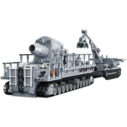 2875Pcs Creative Ww2 Military Weapon Carl Mortar Building Blocks Model Tank Bricks Toys for Boys Birthday Gift Set
