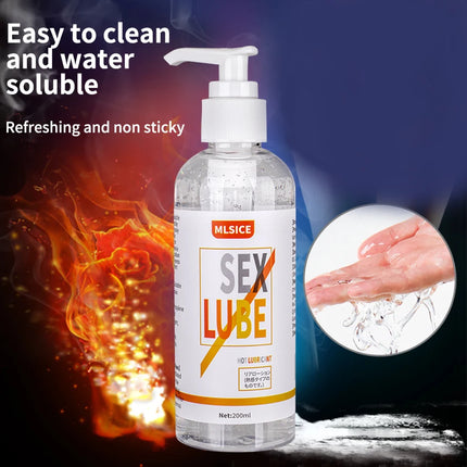 Anal Lubricant For Sex Semen Lube Water Based Heat Lubrication Gay Vaginal Intimate Sex Game Gel Masturbation Lubricants Product