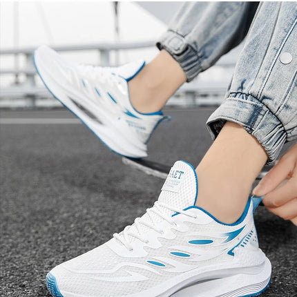 Men's Breathable Sports Shoes Spring New Mesh Casual Fashion Versatile Trendy Men's Shoes Summer Running Shoes Suitable for Outdoor Sports