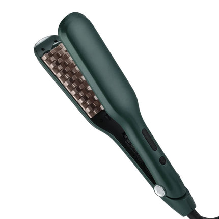 Portable home-use volumizing hair curler with negative ions for volumizing hair at the roots and creating cornrows