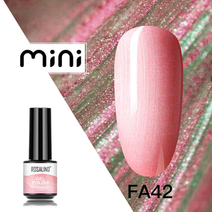 ROSALIND Shiny Gel Nail Polish Soak Off Gel Varnishes Nail Art Semi Permanent UV Glitter Nail Gel Polish Base Top Coat Enamel