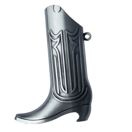 Metal Cowboy Boot Lighter Case for Standard BIC J6 Cute Cat Eyes Rhinotone Embroided Case Sleeve Durable Zinc Alloy Shell