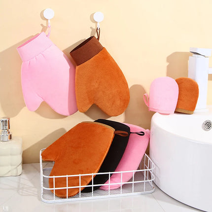 ZZ Reusable Body Self-Tanning Glove Cream Lotion Mousse Cleaning Glove Double-Sided Prevents Sticky Hands Applicator Self Tan