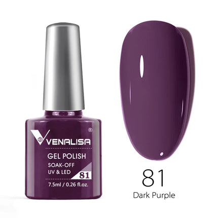 7.5ml Venalisa Nail Gel Polish HEMA FREE TPO FREE Full Coverage Semi Permanent Soak Off UV LED Gel Nail Polish Gel Varnish