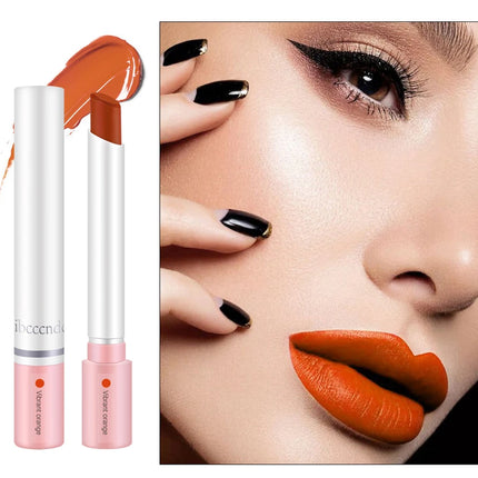4 pcs/set Cigarette Lipstick Set Long Lasting Lip Glaze Matte Lip Gloss Waterproof Lip Stick Tube Nude Lip Tint Makeup Cosmetics