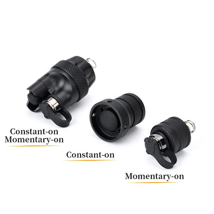 Tactical Surefire DS00 Scout Light Rear Cap Metal Tail Cap Dual Function Pressure Switch Cover Compatible with ST07 SR07 Switch