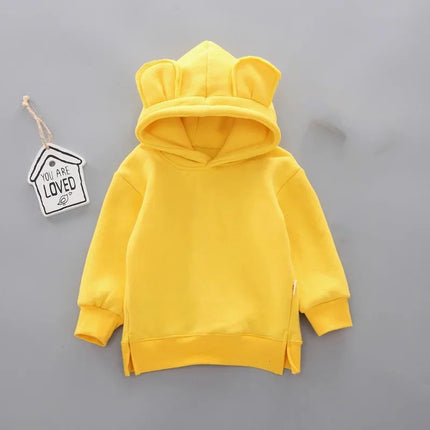 Autumn Winter Children Boys Clothes Sportswear Baby Girls Casual Hooded Sweatershirts Toddler Cotton Clothing Infant Sportswear
