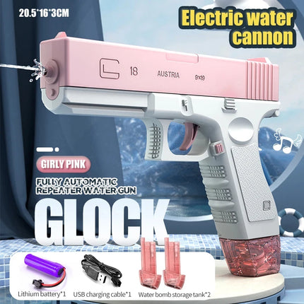 Automatic Summer Electric Toy Water Gun Large-capacity Water Gun Beach Outdoor Water Fight Swimming Pool Toys Gifts