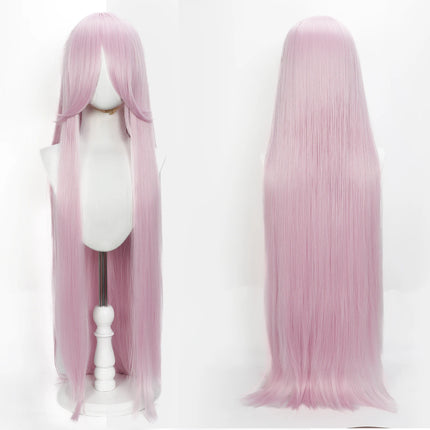 Long Straight Cosplay Wig 100CM Multiple Colors Pink Blonde Black Anime Costume Wig Universal Synthetic Cos Wig Daily Party Wig