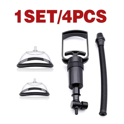 Manual Pussy Pump Vagina Clitoris Sucker Adult Sex Toy Manual Women Breast Massage Nipple Stimulator Enlarge Vacuum Pump Cover