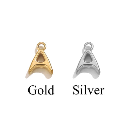 10pcs Stainless Steel A-Z Letter Charms For Necklace Bracelet English Alphabet Initial Letter Pendants Jewelry Makings Wholesale