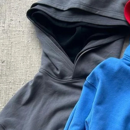 26 Spring Street Style: Three-Layer Color-Striped Surface Y2K Style Personalized Pullover Hoodie for Campus Street Style Photogr
