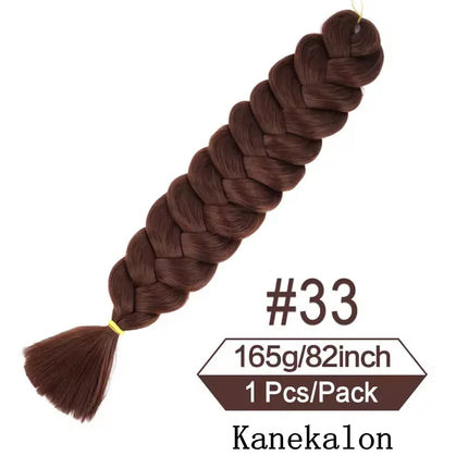Xpression 82 Inch Synthetic Braiding Hair 165g Jumbo Braids Crochet Braid Kanekalon Hairstyle for Twist Hair Extension For Women