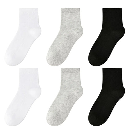 Children's Pure Cotton Mesh Boneless Summer Thin Ankle Socks OEKO-TEX Certified Safe for Kids Boys and Girls for School and Home