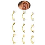 Mix 9Pcs Set Golden