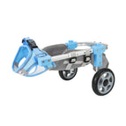 Blue two-wheeler / L