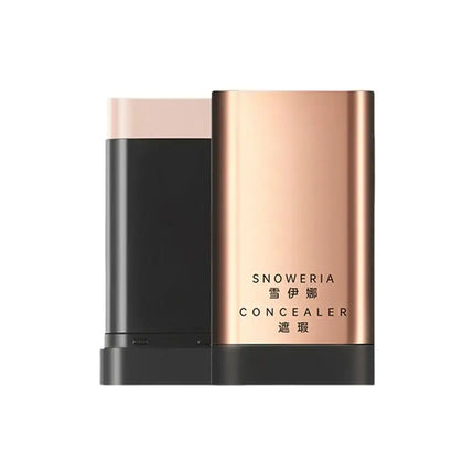 Foundation Stick High Coverage Concealer Stick With Big Brush 2 In 1 Moisturizing Face Waterproof BB Cream Korean Makeup Base