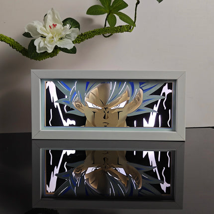 3D Anime Motion Night Light Anime Laser Lamp Box LED Light for Bedroom Desk Decor Manga Birthday Gift Table Lamps Lightbox