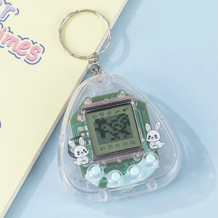 1PC Electronic Virtual Pet Toy, Original Digital Animal Game Machine with Pixel Screen, Nostalgic Tamagotchi Style Toys for Kids