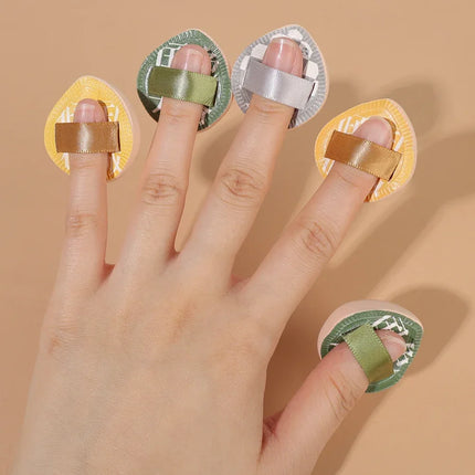 Finger Mini Puff Professional Cosmetic Cushion Puff Concealer Foundation Detail Puffs Finger Puff Set Makeup Sponge Beauty Tools
