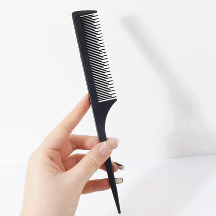 Carbon fiber hair comb, heat-resistant pointed tail comb, salon barber and home use,special for real hair wigs