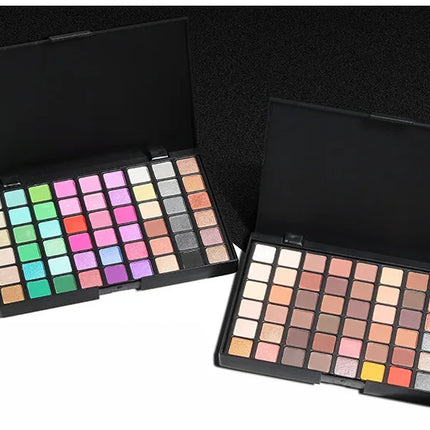 54 Colors Eyeshadow Palette Professional Makeup Shimmer Matte Eyes Shadow Colorful Sexy High Pigmented Fine Texture Cosmetics