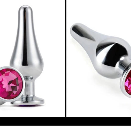 Mini Sexy Metal Wear Outside Stainless Steel Anal Plug Dilator Adult Couple Masturbator Alternative Butt Plug For Men Women Gay