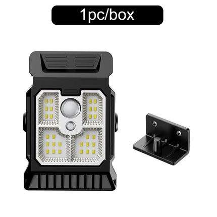 New upgraded intelligent sensing solar clip lamp outdoor courtyard lamp garden lighting solar wall lamp