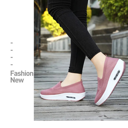 Sports Women's Spring Sneakers New Mesh Breathable Lightweight Casual Walking Women Shoes Breathable Shoes Zapatos De Mujer