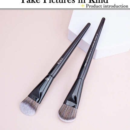 47 Foundation Brush Broom Shadow Liquid Cream Blending Blush Foundation Brush  Angled Professional Makeup Brush Cosmetic Tool